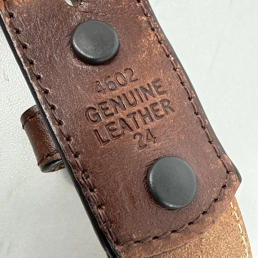 3D Emblem genuine leather